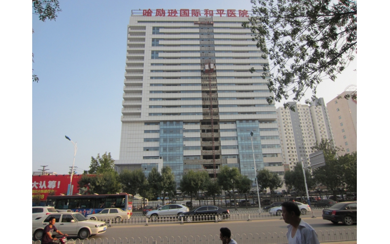 哈勵遜國際和平醫(yī)院LED外露發(fā)光大字工程