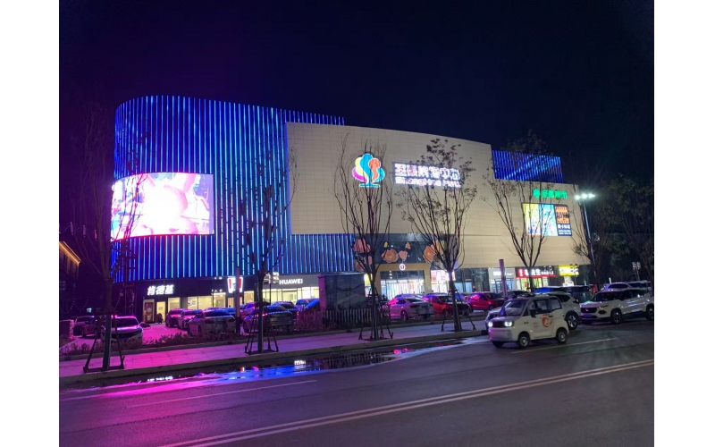 光影織就煙火色，夜色喚醒步行街 &mdash;&mdash; 濱州惠民縣圣豪悠樂里亮化工程紀(jì)實(shí)