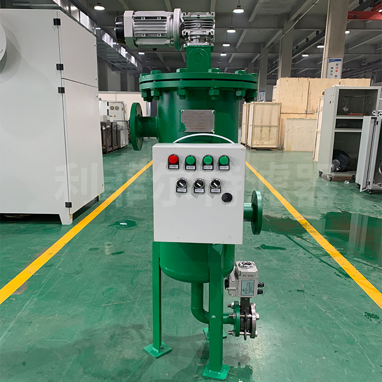 立式刷式自清洗過(guò)濾器結(jié)構(gòu)與原理: