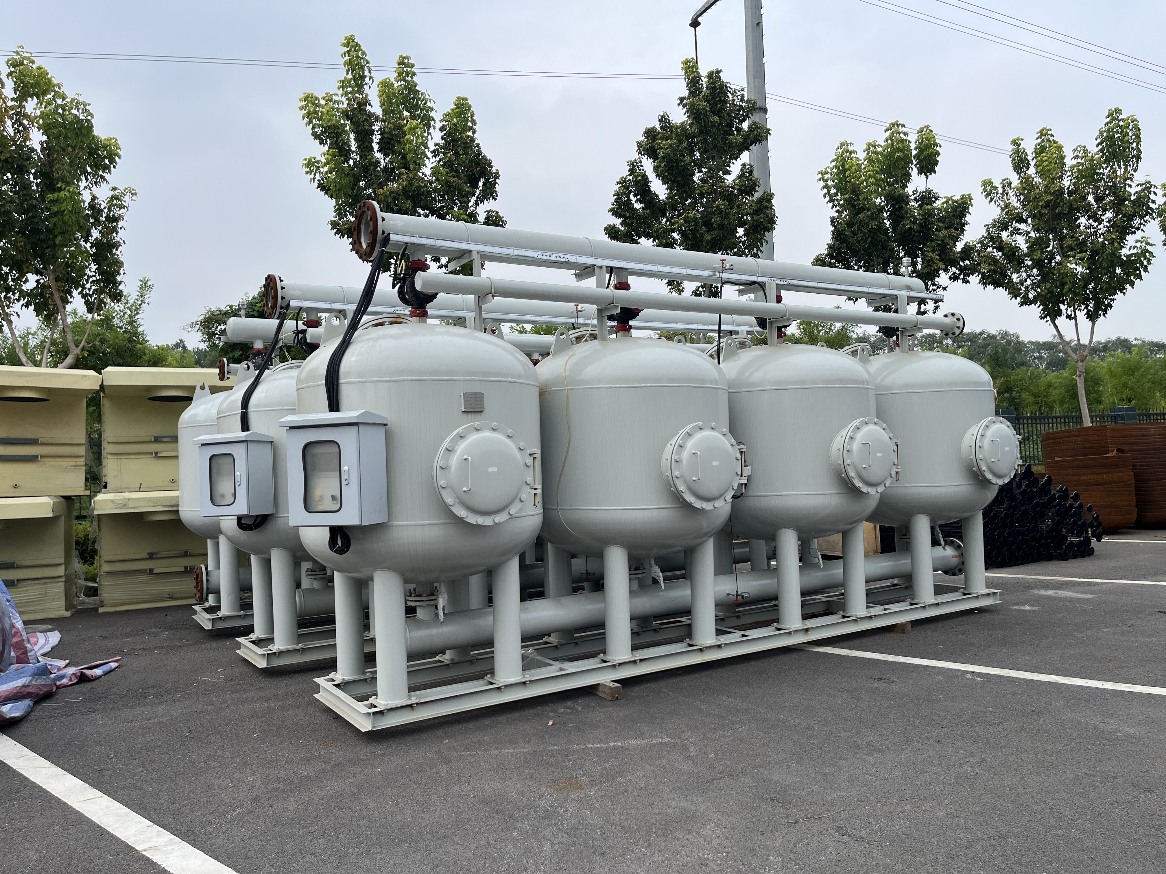 回轉窯散點水系統(tǒng)用淺層砂過濾器